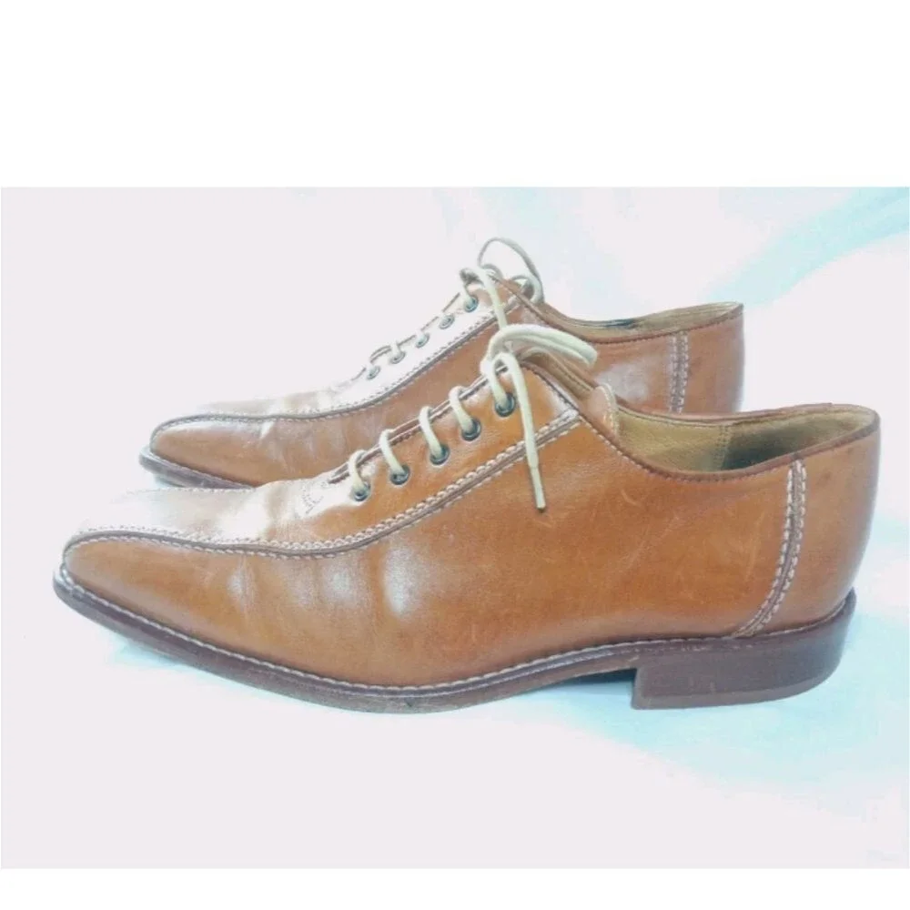 Nero Giardini Men's Shoes Size 41 EU/US 10 Made In Italy Brown